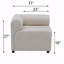 Canapé modulaire Basic, canapé modulaire en forme de U 6 pièces