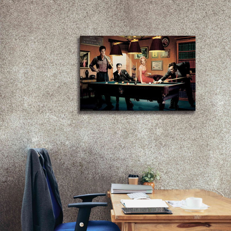 «Légal action» par Chris Consani, art mural sur toile, H 26 po x l 40 po x P 1,5 po