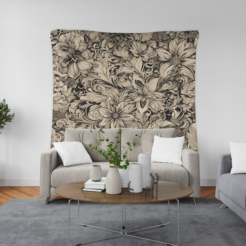 Tapisserie murale, H 60 po x l 51 po