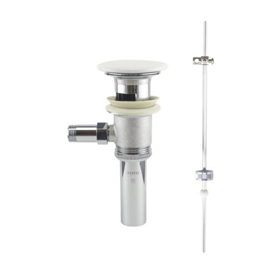 Ensemble de robinet de robinet à levier avec couvercle en céramique blanc TOTO THP737 # 01