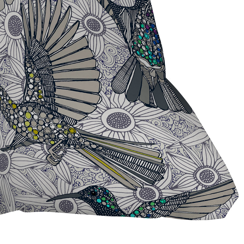  Coussin intérieur / extérieur Turner Hum Sun Honey Birds Basalt
