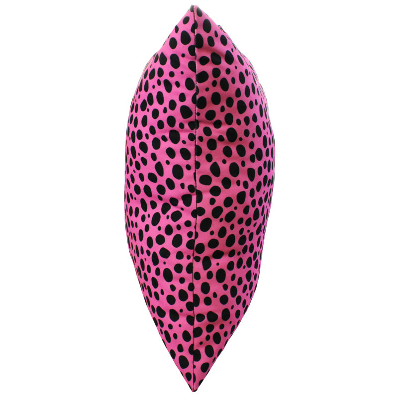 Emer Animal Print Reversible Throw Pillow, Pink