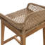 Tabouret de bar en bois de teck Audra