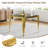 4 - Person Square Glass Top Dining Set-2068561078-2068561079-2068561080