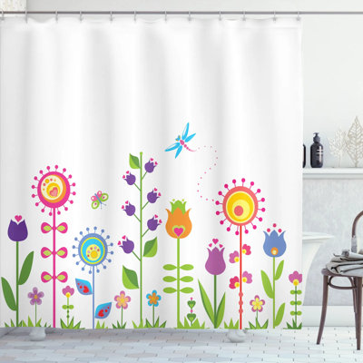 Ensemble de rideau de douche jolie art floral Gretna
