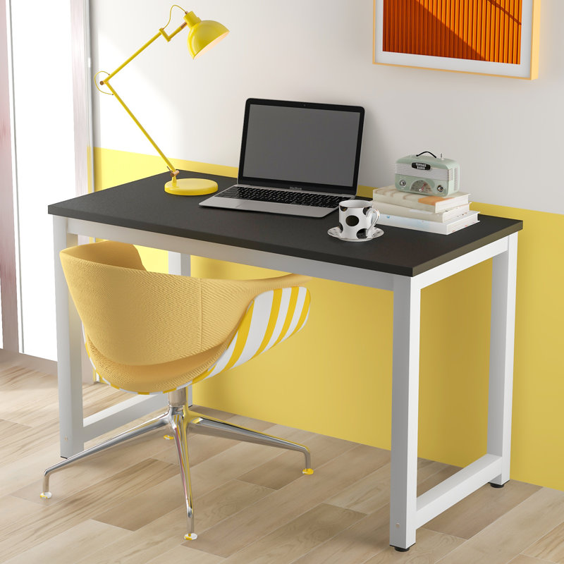 Townsley Writing Desk, Black, White