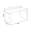 Bureau rectangulaire brun en bois massif-1232333141