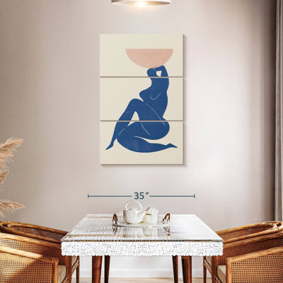 Leisha Abstract Woman Figure With Vase