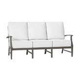 Croquet 76" Wide Outdoor Patio Sofa with Cushions
