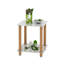 Table d'appoint en verre