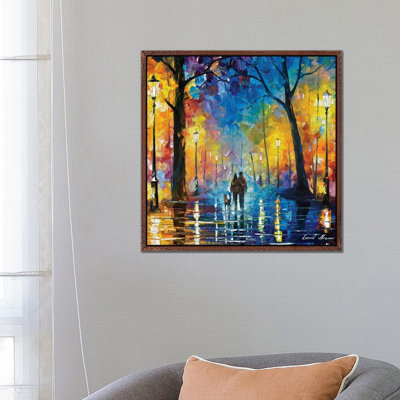 Rainy Park 1 Piece Painting on Canvas