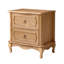 Table de bout traditionnelle à 2 tiroirs avec station de chargement et d'assemblage simple Lundgren-1091361112