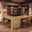 Table de bar 63 po, table bistro Farmhouse