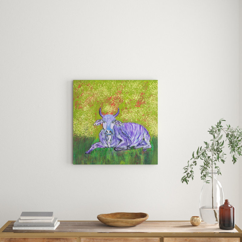 France Gilbert - Wrapped Canvas Painting, 61cm H x 61cm W
