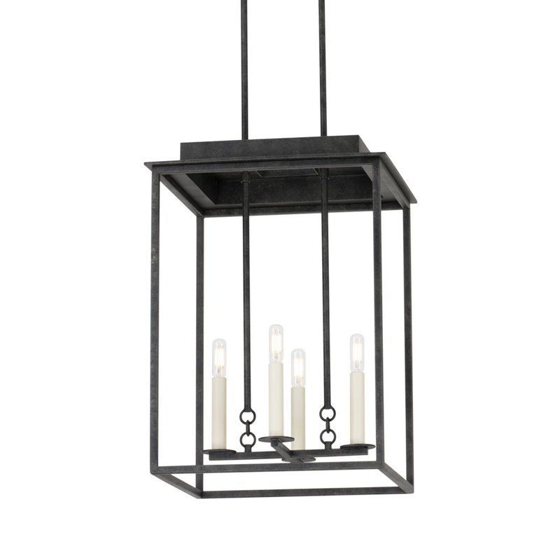 Hart 4 Light Lantern, 22.5" H x 16.25" W x 16.25" D