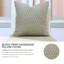Coussin décoratif en tissu épais épais en lin Fabividine Accent, lombaire, (Khushbu, bleu)-106270333-106270336