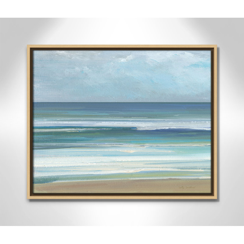 «Gentle Waves I» par Sally Swatland, Naturel, H 17,5 po x l 21,5 po