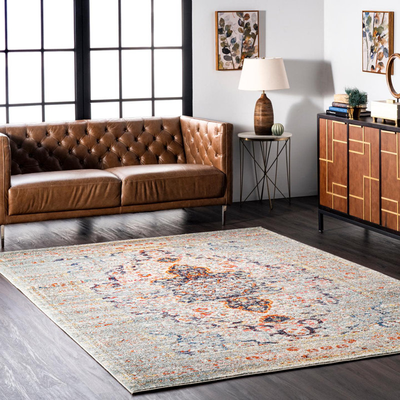 Otta Machine Woven Grey Indoor Rug, Rectangle 269 x 366cm