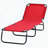 Folding Chaise Lounge Chair with 5-Level Reclining Back and Oxford Seat-928598808