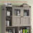 Over The Toilet Storage Cabinet, Farmhouse Rattan Bathroom Cabinet, Over Toilet Bathroom Organizer With Rattan Barn Doors & Toilet Paper Holder Stand, For Bathroom, Restroom, Laundry-1695049340