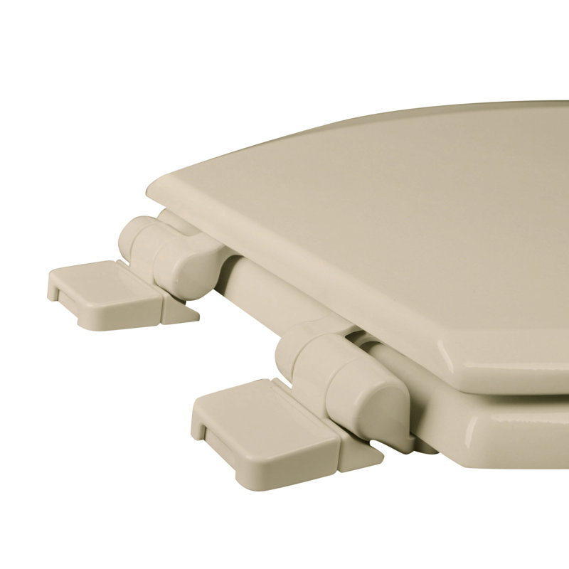 Round Toilet Seat and Lid, Bone