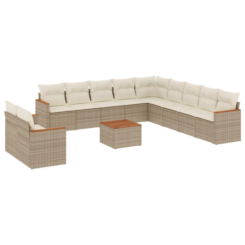 Ensemble de canapé de jardin Vidaxl beige