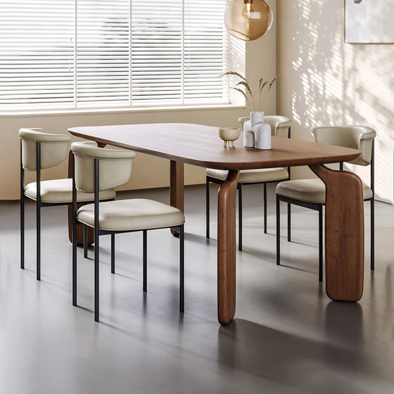 Ensemble de tables haut de gamme en bois massif, H 29,52 po x L 55,11 po x l 27,55 po