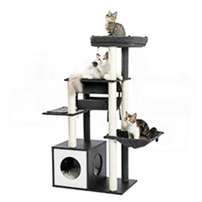 Cool Luxury Tunnel Modern Cat Tree