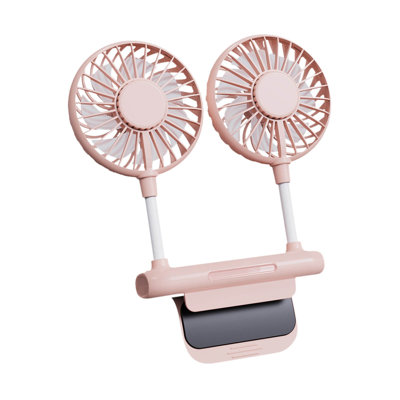 Kbndieu Computer Screen Fan, USB Desktop Small Fan, Refrigeration Device, High Wind Power, Back Clip Type, Super Silent, Small