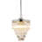 Lustre en cristal poli 3 lumières