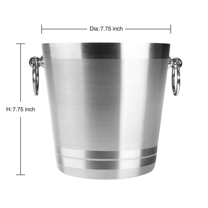 Oggi Barware Stainless Steel Wine Chiller