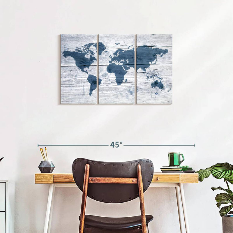  «Wooden World II, H 20 po x l 33 po