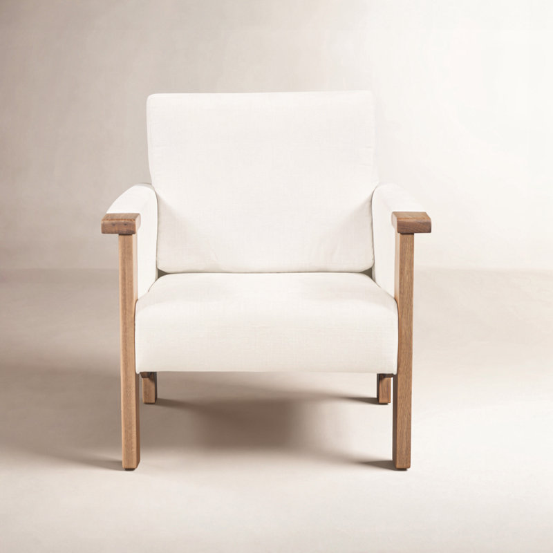 Bauer Accent Chair Cream, White