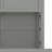 Offset Bunk Bed with Wardrobe, Drawers, Upholstered Guardrail and Hanging Rod-126544001