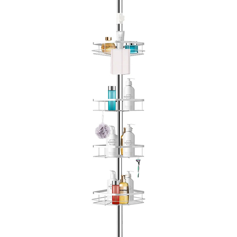 Steel Freestanding Over the Toilet Storage, Silver
