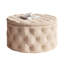 CHESTERFIELD Round Upholstered Pouf Hocker 70 cm-832200394