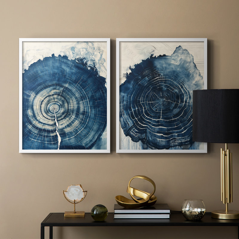 ABSTRACT Series CCVIII - Reproduction encadrée de qualité supérieure - prêt à être accroché - aucun clou requis - aucun clou requis