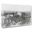 Hong Kong Skyline in Abstract - Wrapped Canvas Drawing - Wrapped Canvas-55310224