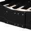 Lit plateforme simple avec roulettes-118281545