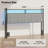 Storage Upholstered Headboard Metal Headboard With Charging Station LED Light And USB Port-1503872572-1503872574