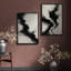 Art mural encadré, rétro, antique, classique pour chambre à coucher - 16 po x 24 po x 2 panneaux-706238694-706238688
