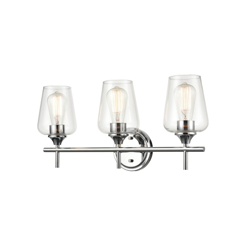 Whalley Dimmable Bathroom Vanity Light, Chrome, 3