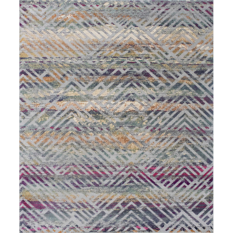 Blazek Geometric Indoor Rug, Rectangle 3' x 5'3"