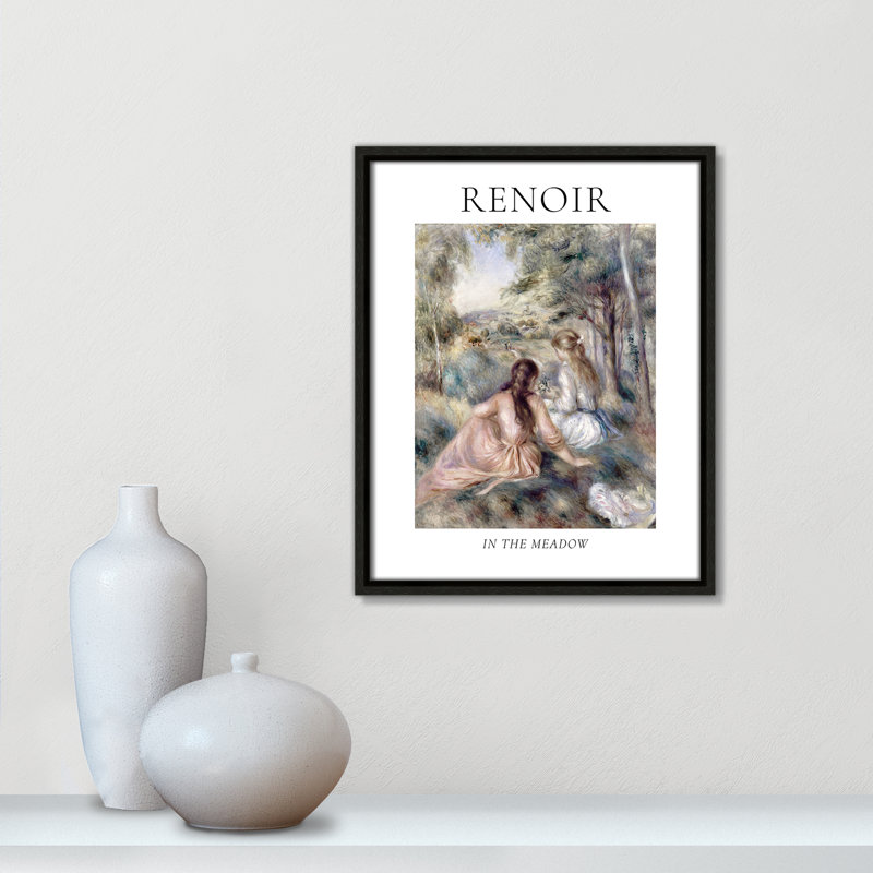Collection «Old the prairie» par Auguste Renoir, Cadre flottant espresso, Non, H 15,5 po x l 12,5 po x P 2 po