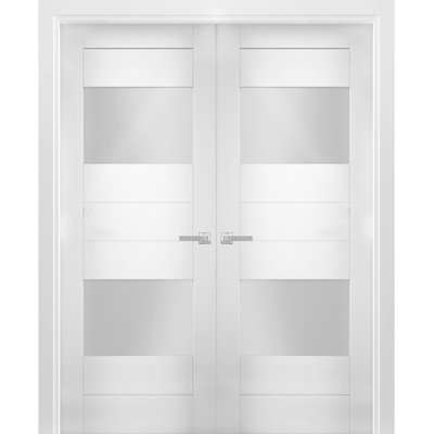 Sete Frosted Glass Standard White Door