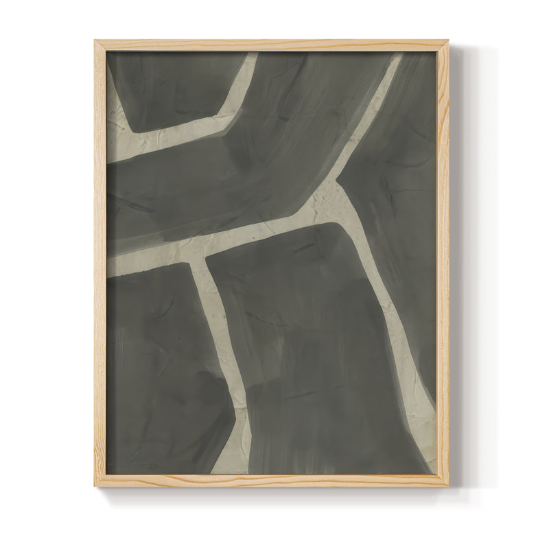 Reproduction encadrée de pièce de puzzle IV - bois massif, H 30 po x l 24 po, Encadré naturel