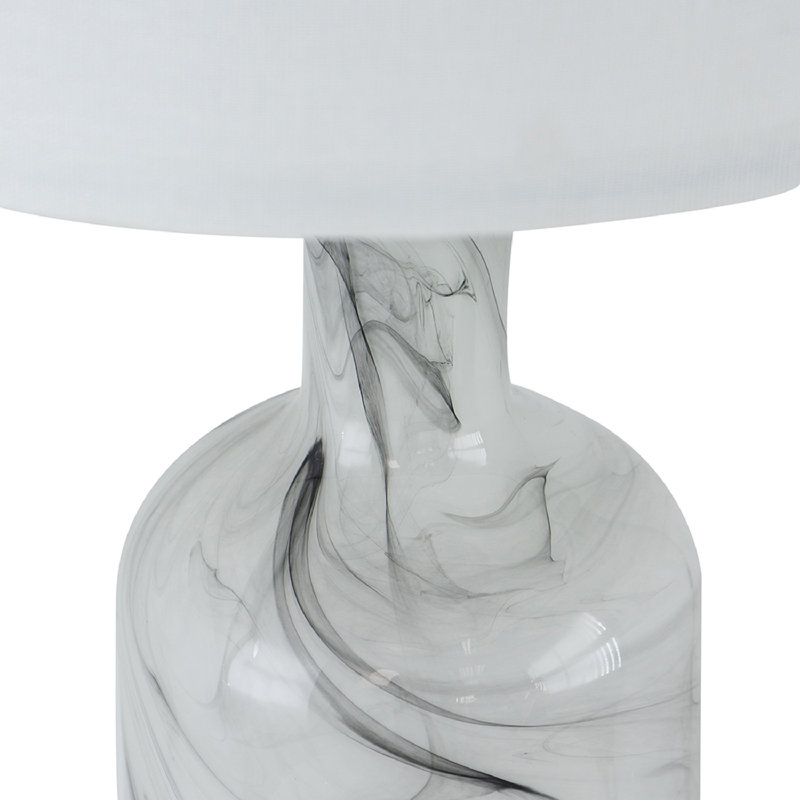 Lampe de table blanche / grise 28,5 "Charley-Ann, 110 V