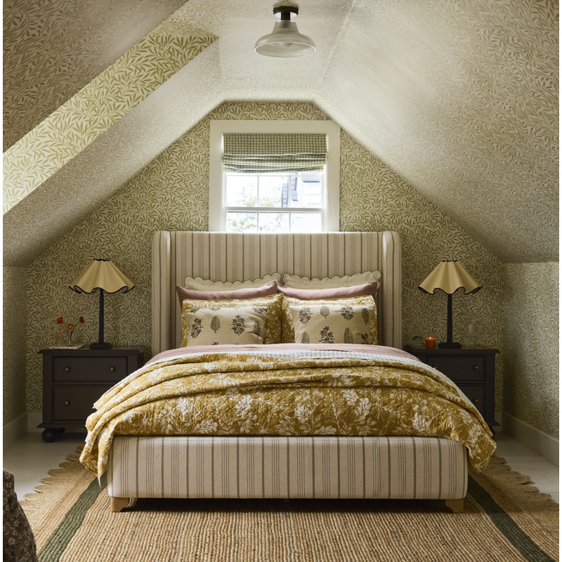 Everview Gold Twin 2-Piece Quilt Bedding Set, Twin Quilt + 1 Standard Sham, Gold