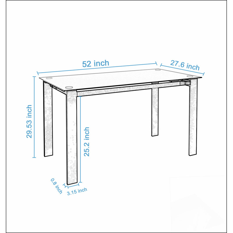 dining table, safety and easy to clean,Multi-function Table For Dining and Living Room