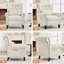 Fauteuil inclinable en chenille avec capitonnage et garniture cloutée-1297090482